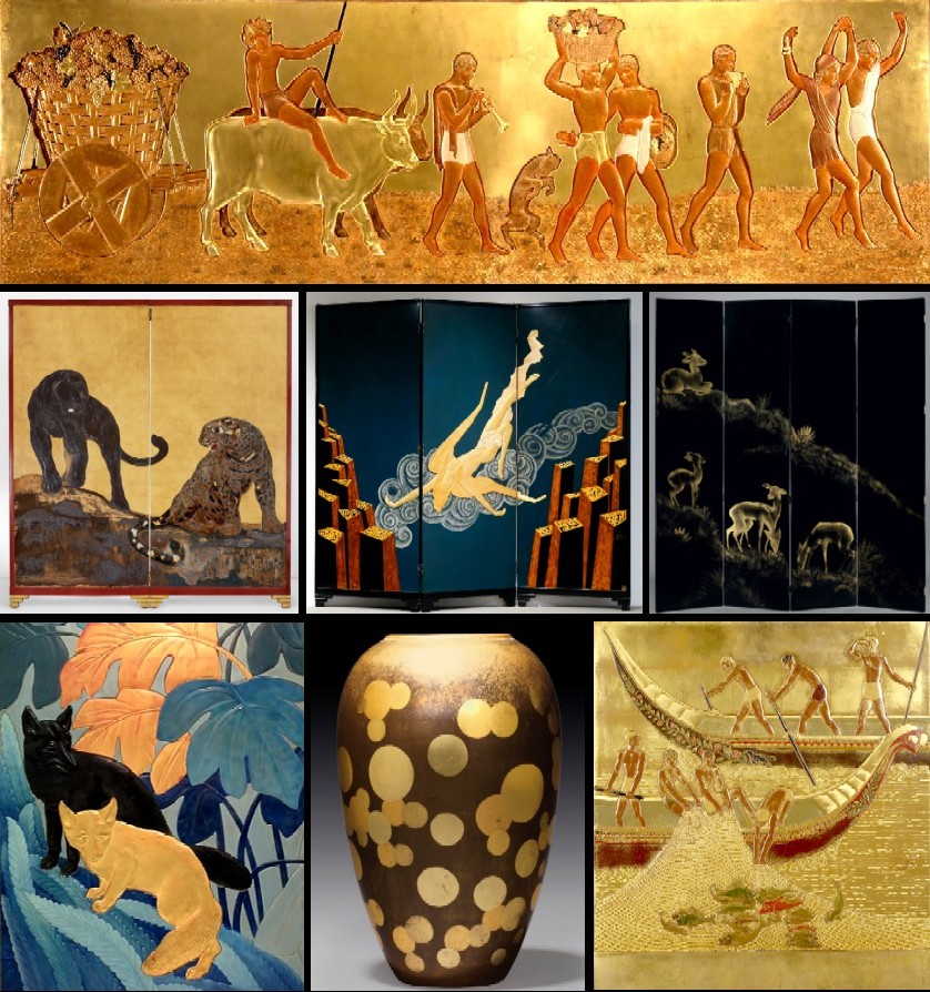 Gold Leaf Use by Jean Dunand